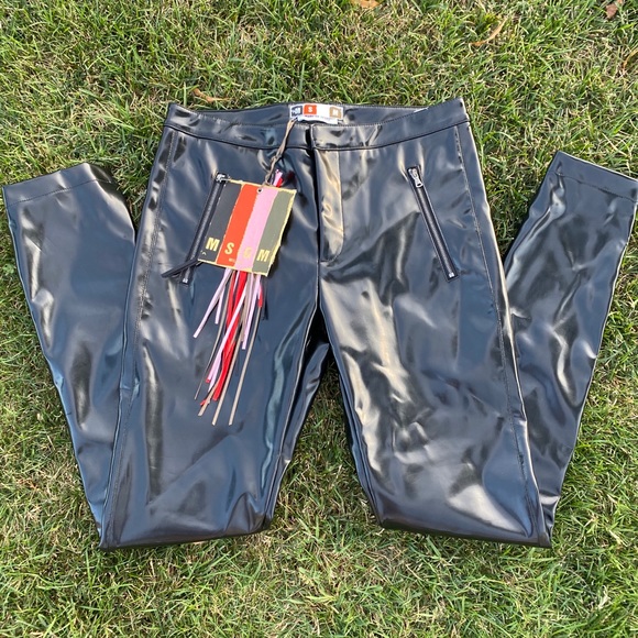 NEW MSGM Milano Vinyl pants - Picture 13 of 16